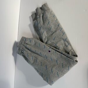 Champion Light Gray Logo Joggers